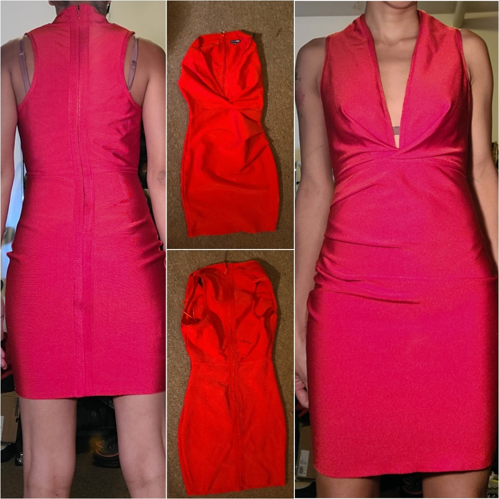 Fashion Nova red dress